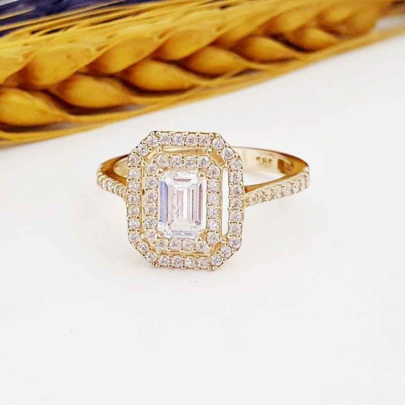 altın baget yüzük altın baget yüzük