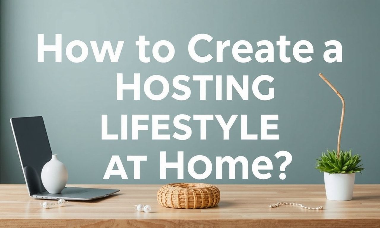 How to Create a Hosting Lifestyle at Home?