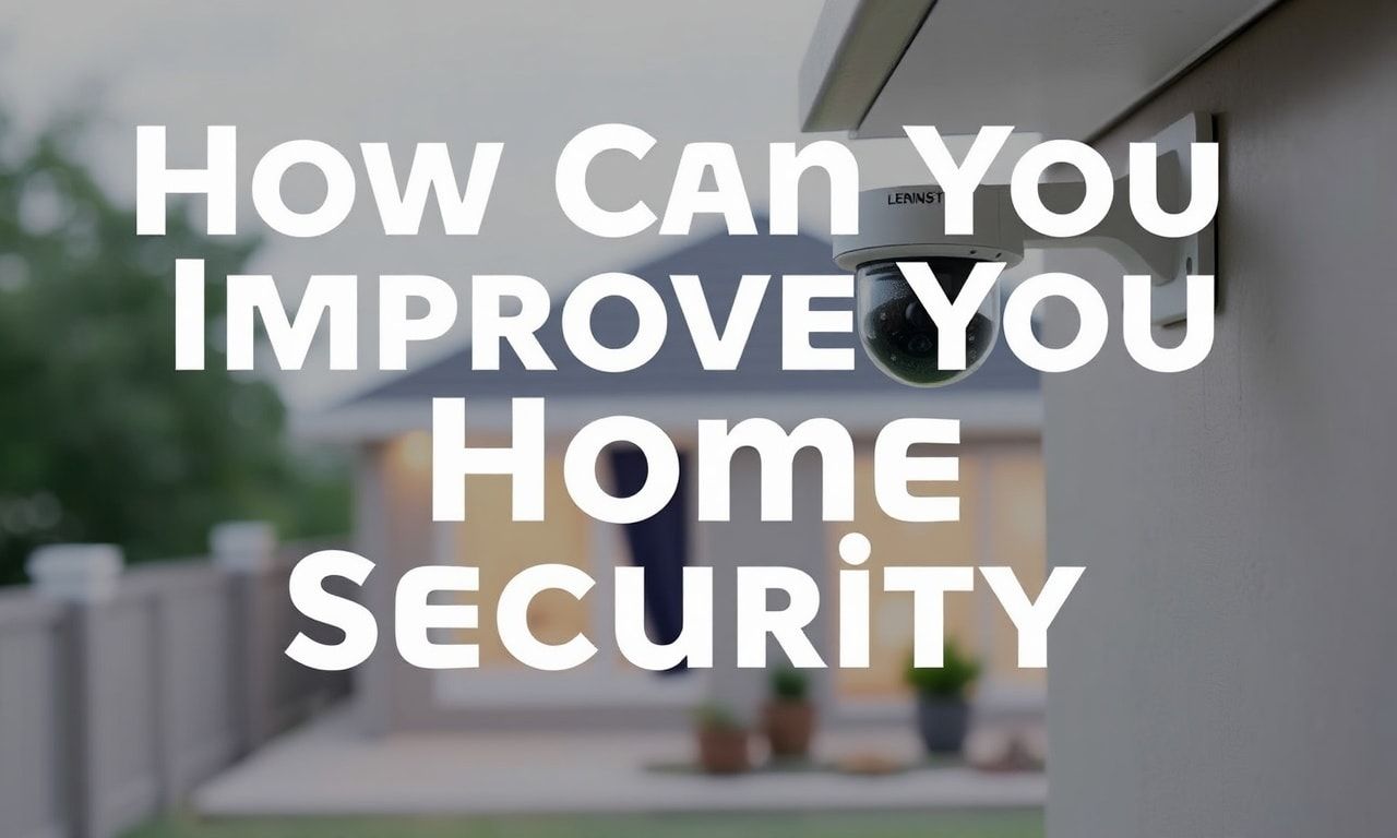 How Can You Improve Your Home Security?