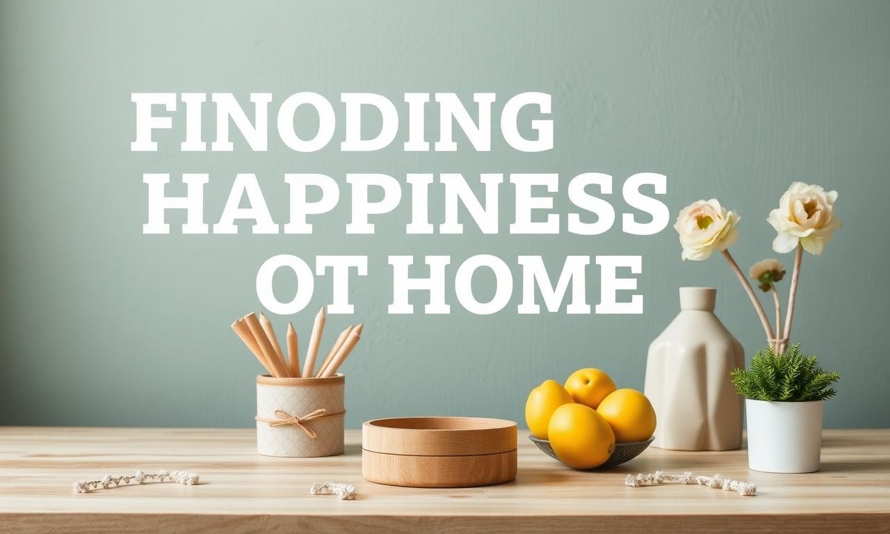 Finding Happiness at Home: How to Improve Your Daily Life