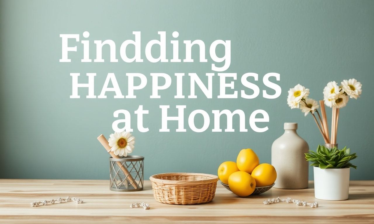 Evde Mutluluk Bulmak: Günlük Yaşamda Kişisel Gelişim 1 Finding Happiness at Home: Personal Growth in Daily Life
