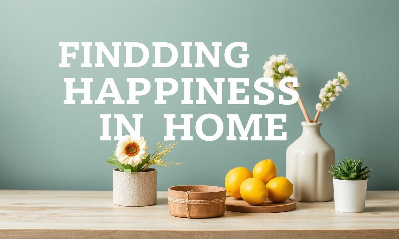 Finding Happiness at Home: Practical Tips and Lifestyle Tips