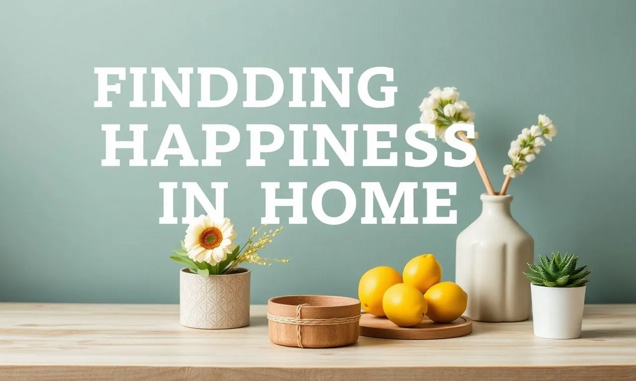 Finding Happiness at Home: Practical Tips and Lifestyle Tips