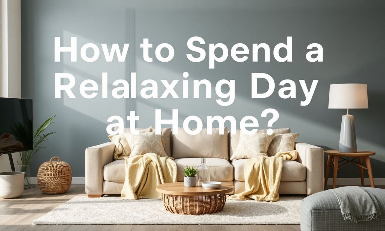 How to Spend a Relaxing Day at Home?