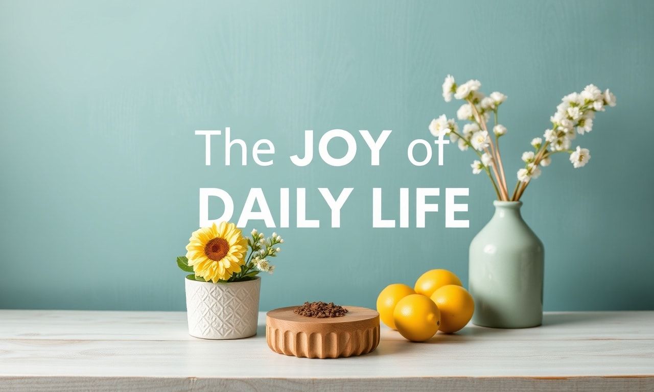 The Joy of Daily Life: Improving Our Homes, Relationships, and Ourselves