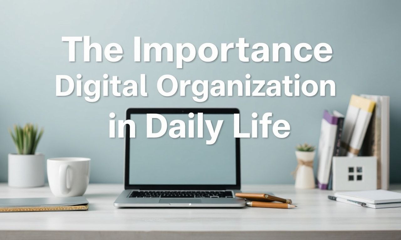The Importance of Digital Organization in Daily Life
