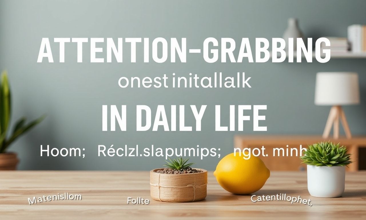 Günlük Yaşamda Dikkat Çekici Detaylar: Ev, İlişkiler ve Kişisel Gelişim 1 Attention-Grabbing Details in Daily Life: Home, Relationships, and Personal Growth