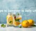 Health and Hydration Tips to Consider in Daily Life