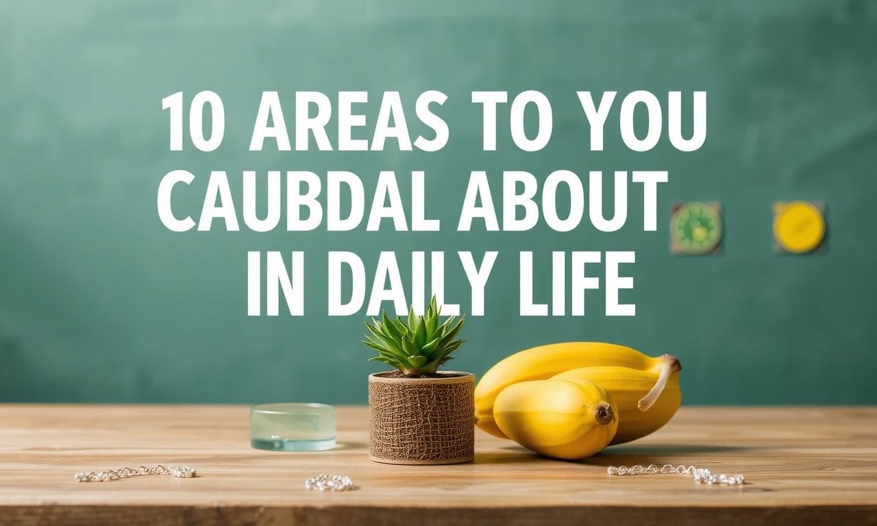 10 Areas to Be Cautious About in Daily Life