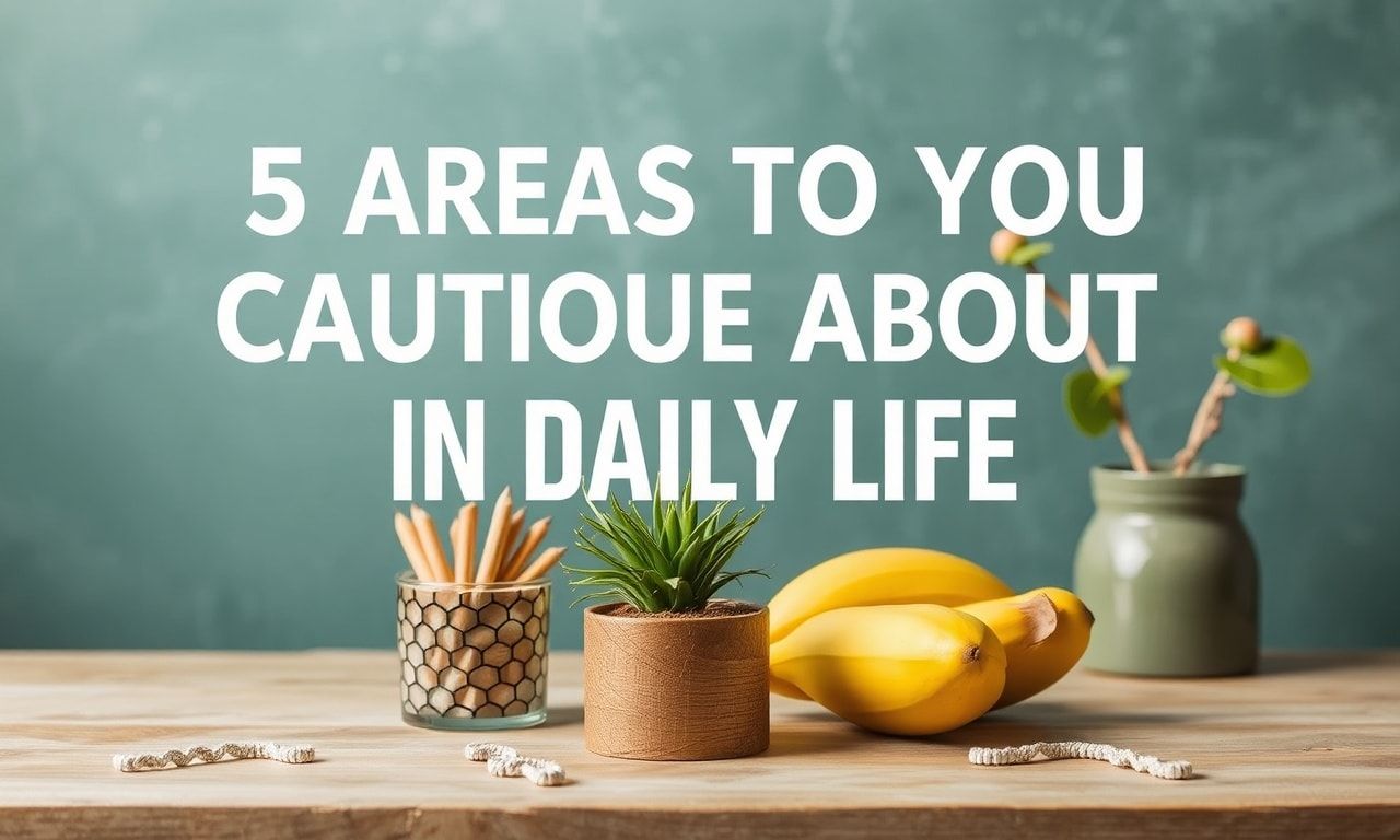 5 Areas to Be Cautious About in Daily Life