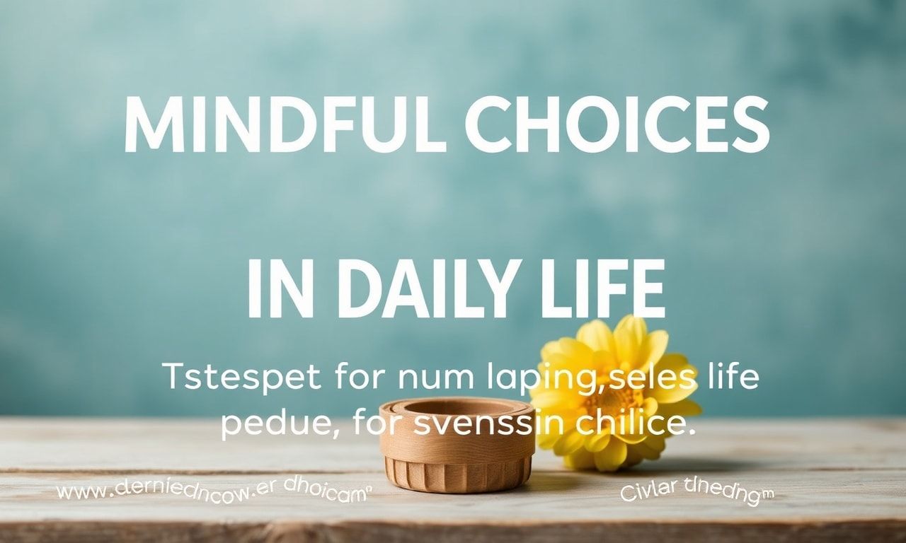 Mindful Choices in Daily Life: Steps for Happiness and a Forgiving Life