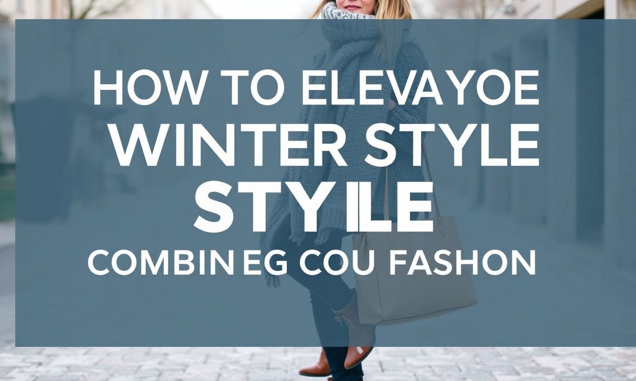 Kışın Stilinizi Nasıl Yükseltebilirsiniz: Konfor ve Moda Bir Arada 1 How to Elevate Your Winter Style: Combining Comfort and Fashion