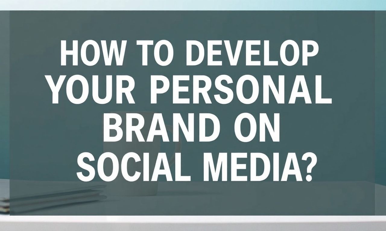 How to Develop Your Personal Brand on Social Media?