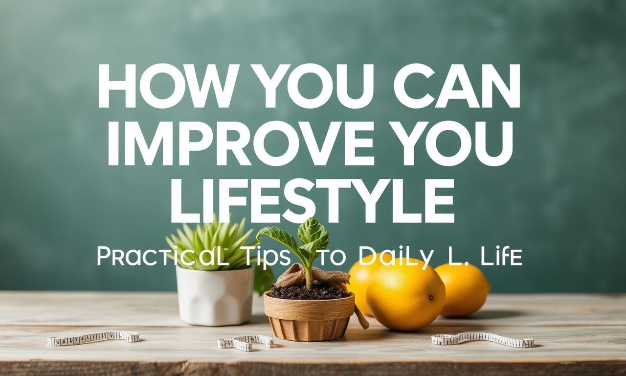 Yaşam Tarzınızı Nasıl Geliştirebilirsiniz: Günlük Yaşamda Pratik İpuçları 1 How You Can Improve Your Lifestyle: Practical Tips for Daily Life