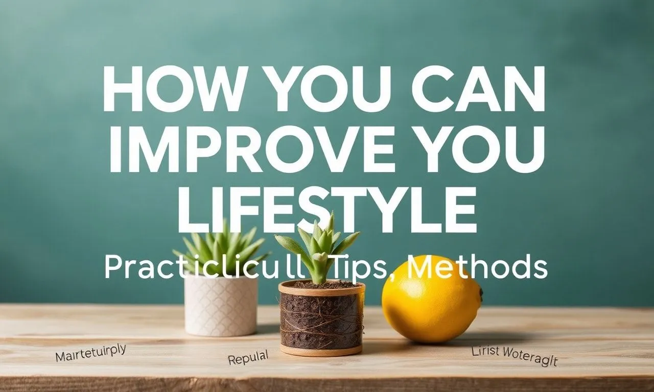 How You Can Improve Your Lifestyle: Practical Tips and Methods