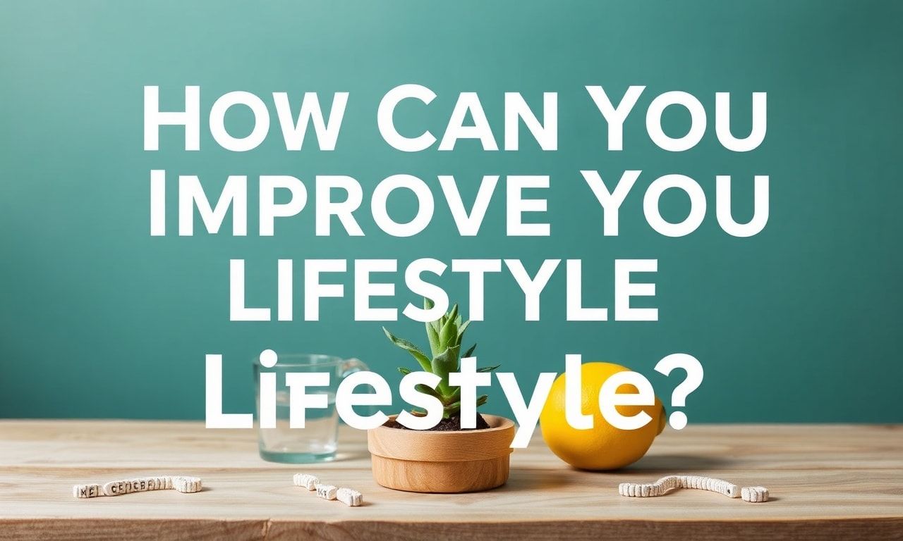 How Can You Improve Your Lifestyle?