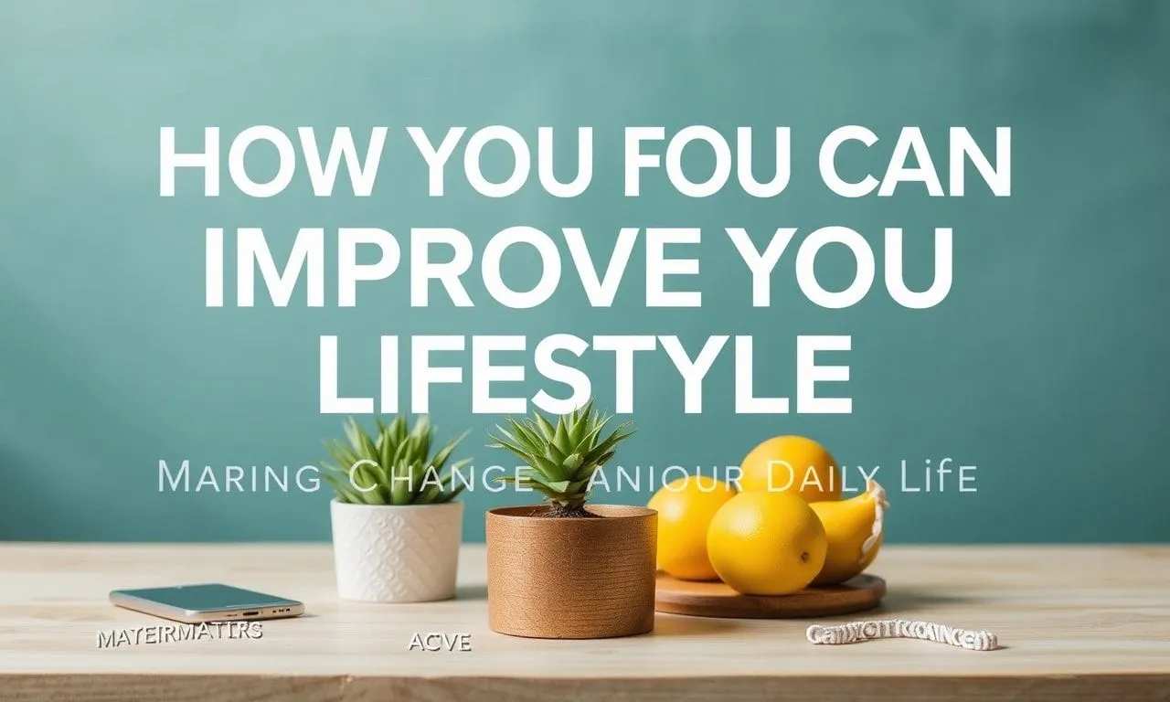 How You Can Improve Your Lifestyle: Making Changes in Your Daily Life