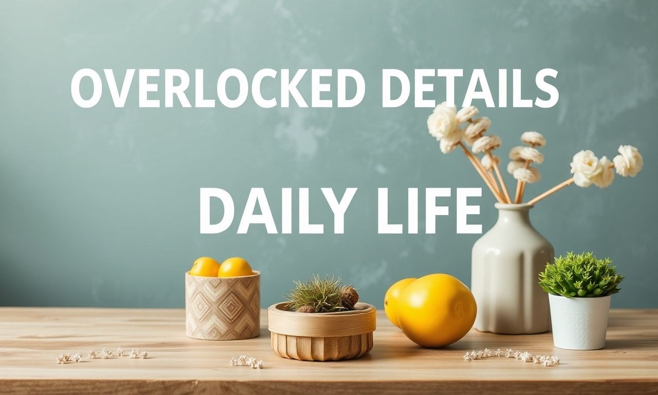 Overlooked Details in Daily Life: How Can We Improve Our Homes and Relationships?