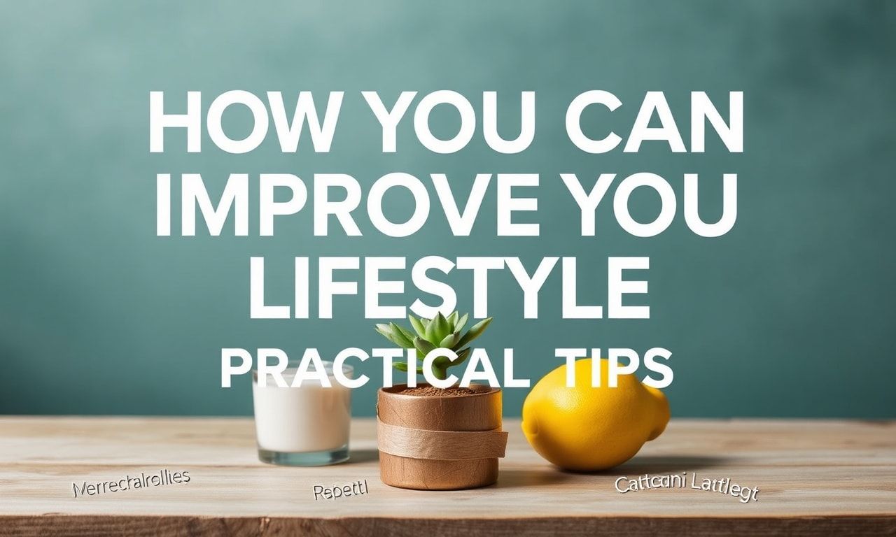 How You Can Improve Your Lifestyle: Practical Tips